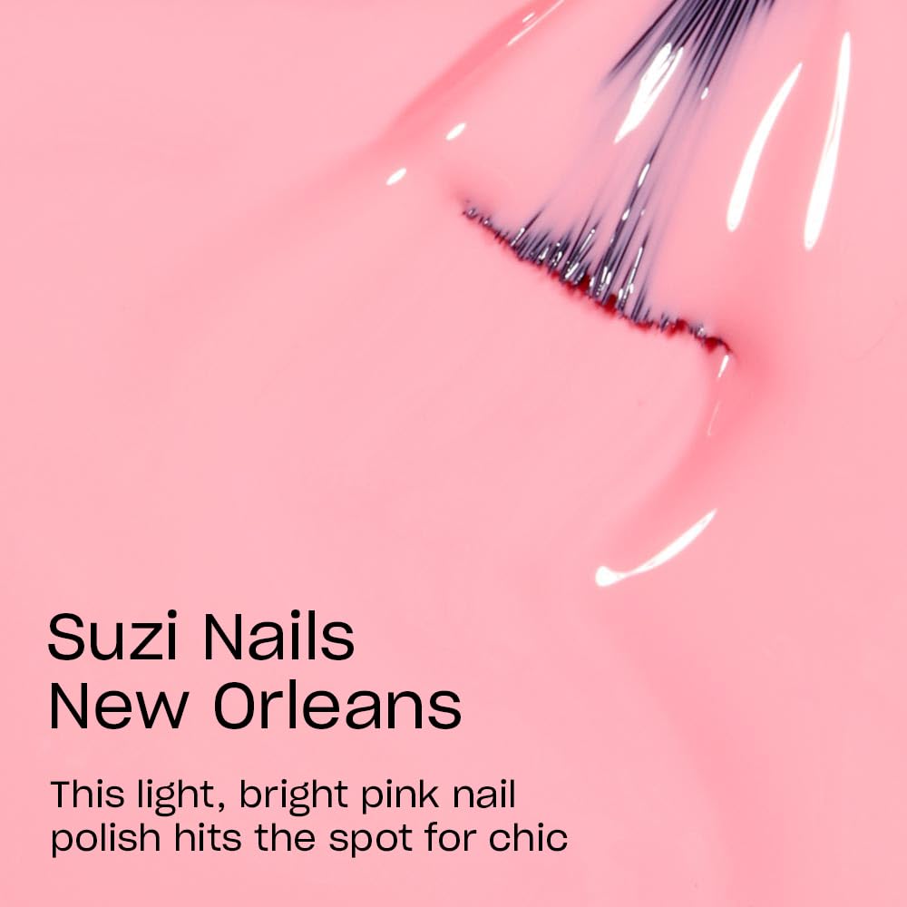 OPI Suzi Nails New Orleans nail polish on a manicured hand