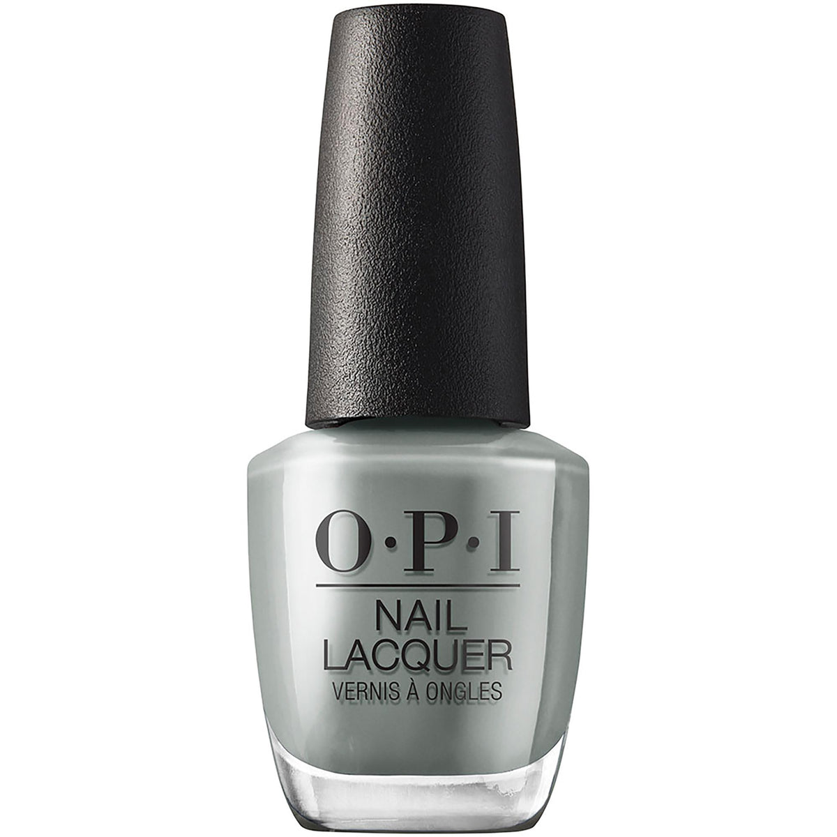 OPI Suzi Talks with Her Hands gray nail polish front view