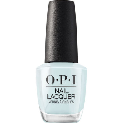 OPI Suzi Without a Paddle soft blue nail polish bottle front view