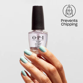 OPI Top Coat Nail Polish with OPI Nail Lacquer