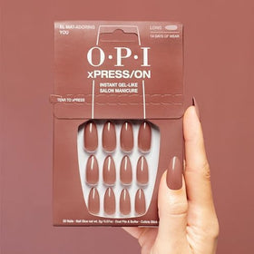 OPI xPRESS/ON El Mat-Adoring You nails with nail glue included