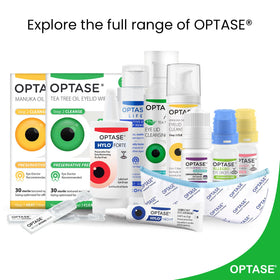 Optase Eyelid Cleansing Gel packaging details
