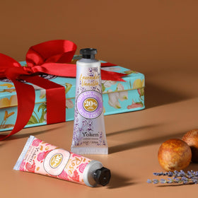 Orange Blossom Hand Cream tube from Yoken's gift set