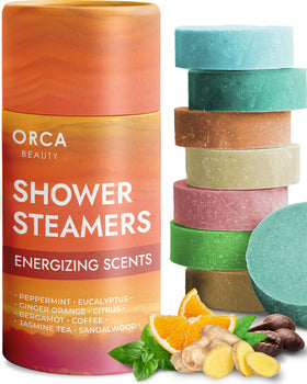 Orca Beauty Shower Steamers 8 Pack in giftable box