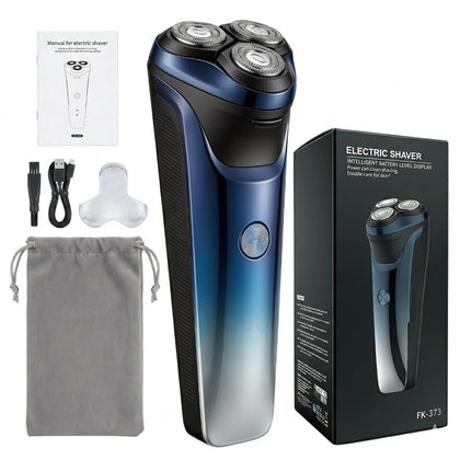 Ordele Electric Razor for Men front view with blue finish