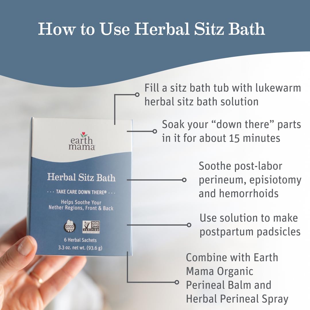 Organic Perineal Balm tube from Earth Mama