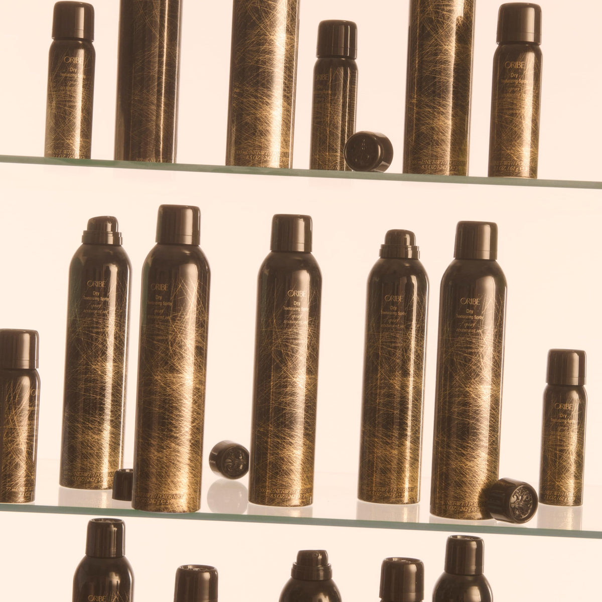 ORIBE Dry Texturizing Spray on a vanity