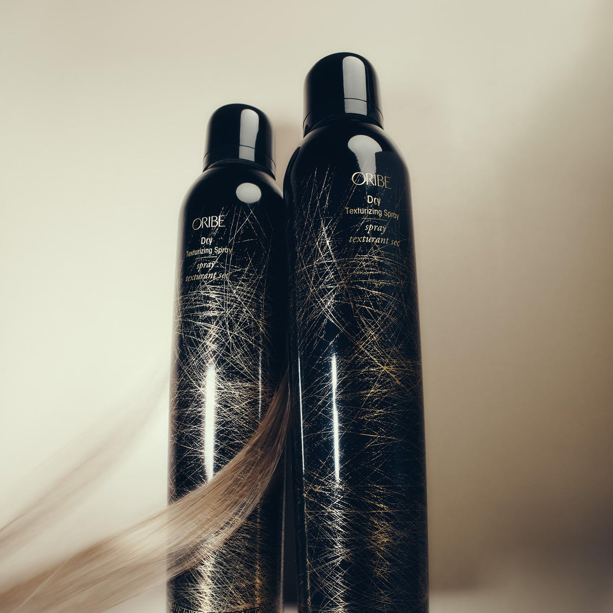 ORIBE Dry Texturizing Spray with styled hair