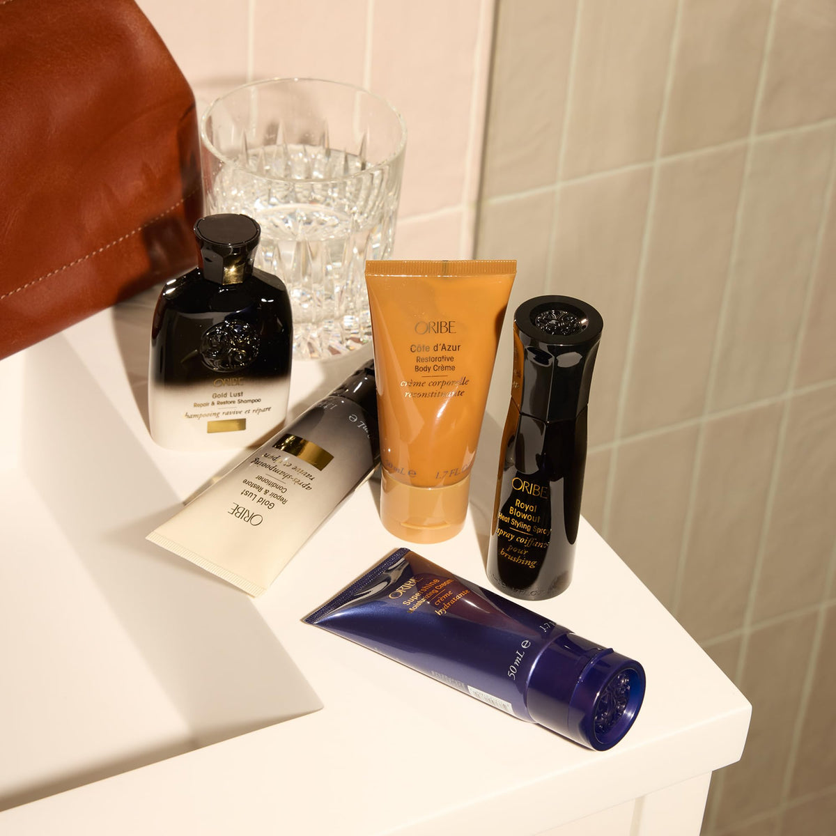 ORIBE shampoo with cypress and argan oil ingredients
