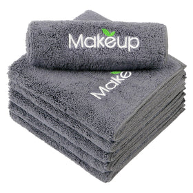 Orighty Microfiber Makeup Remover Cloths 6 Pack Grey front view
