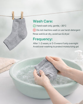 Originbuty moisturizing socks on feet