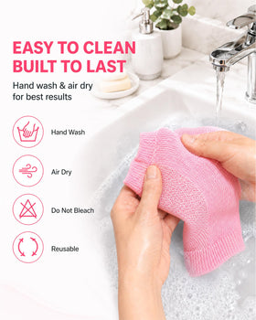 Originbuty moisturizing socks showing breathable design