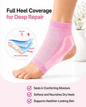 Originbuty moisturizing socks worn on feet