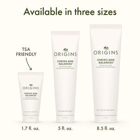 Origins Checks and Balances Frothy Face Wash 5 Fl Oz lathering