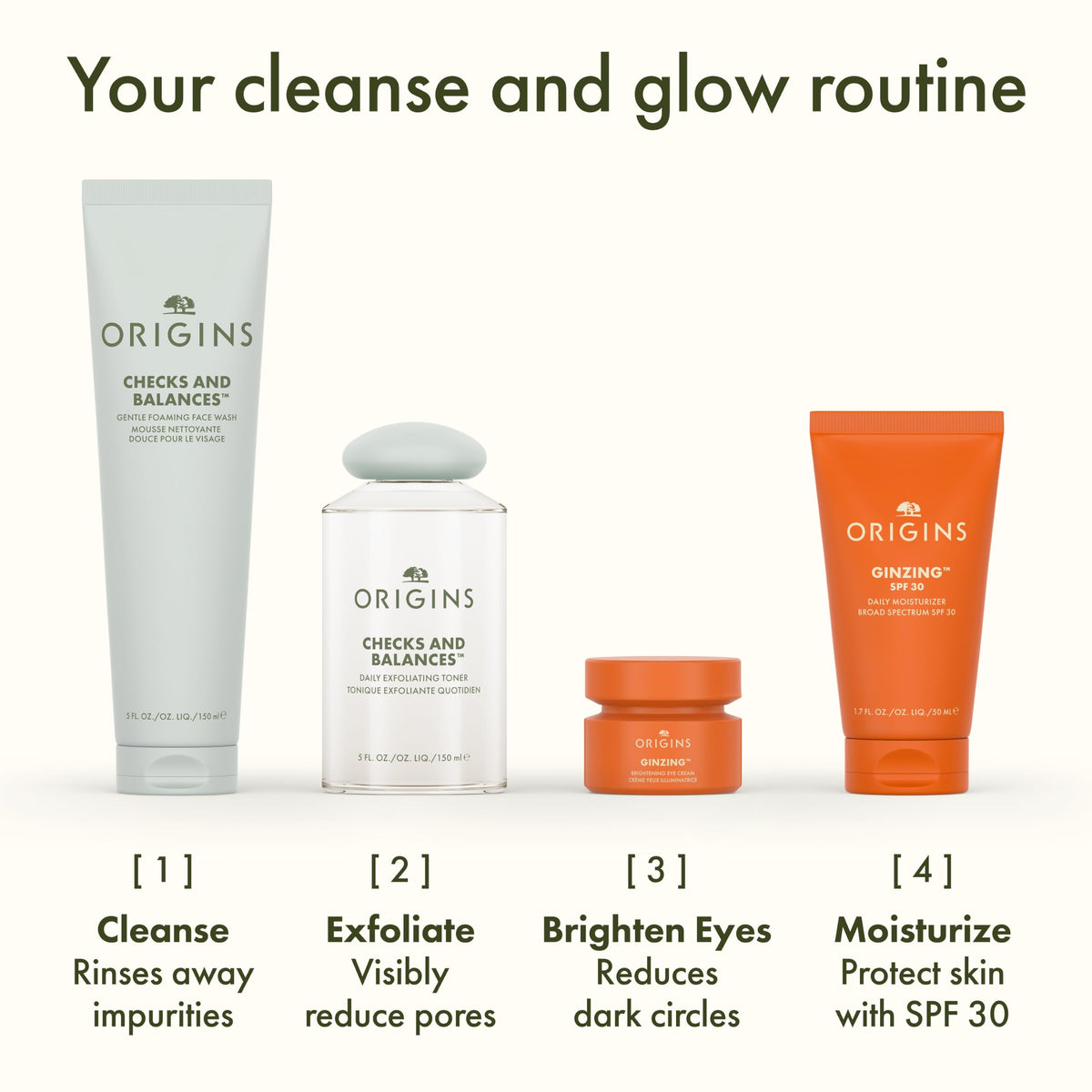 Origins Checks and Balances Gentle Foaming Face Wash ingredients list