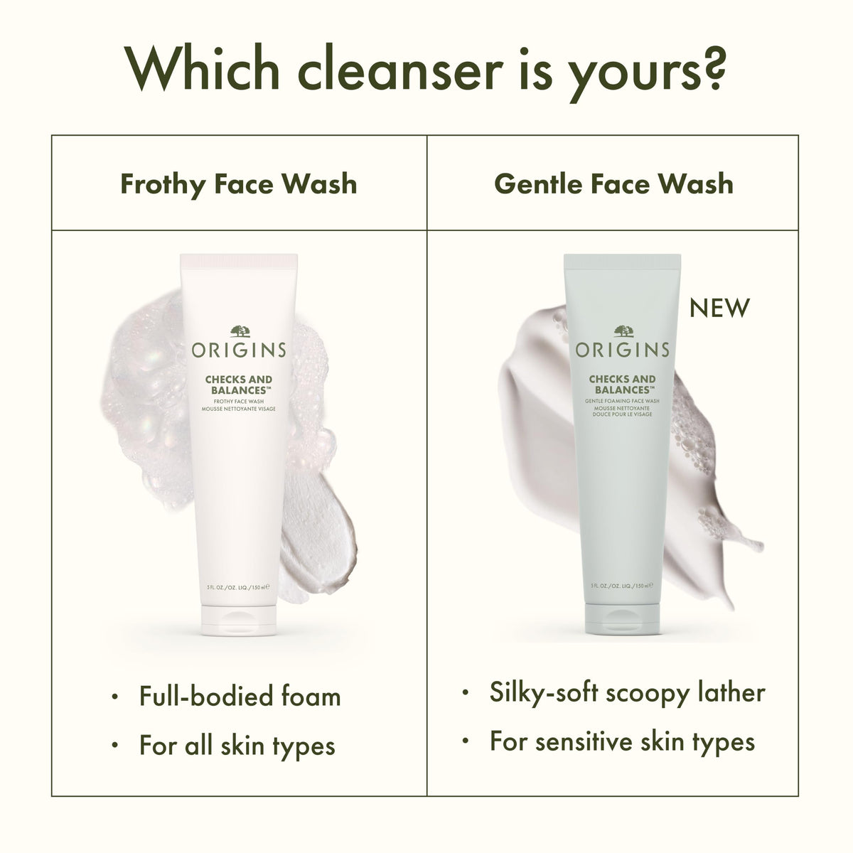 Origins Checks and Balances Gentle Foaming Face Wash packaging