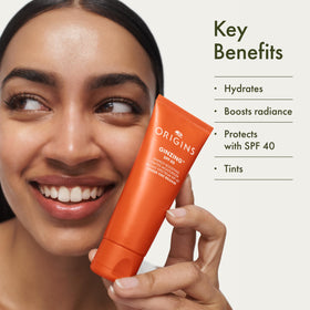 Origins GinZing Tinted Moisturizer SPF 40 packaging