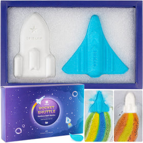 ORIGLAM Kids Bath Bombs rainbow gift set in packaging