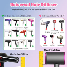 Orista Finds Hair Diffuser attachment with scalp massager