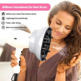 Orista Finds Hair Diffuser on a blow dryer