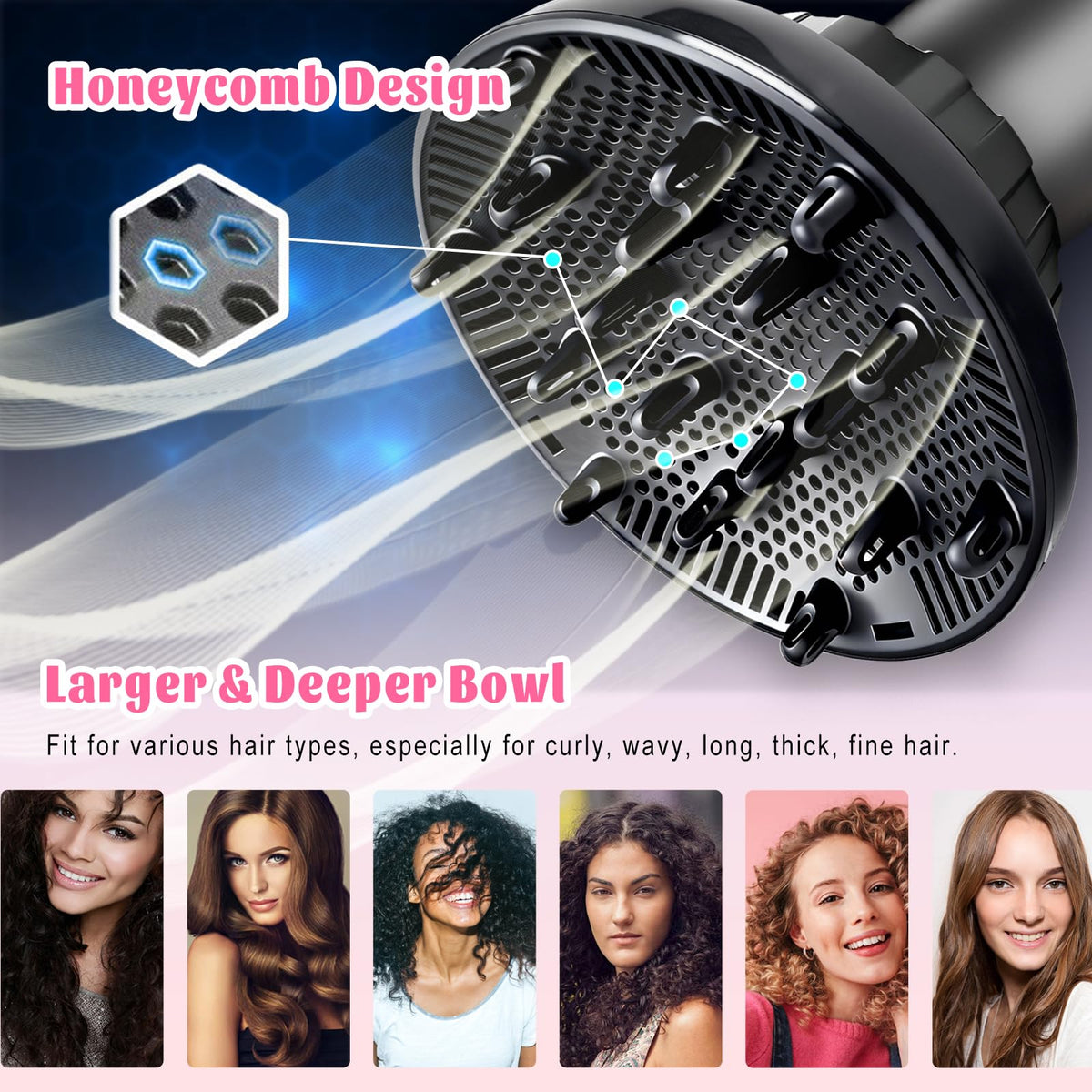 Orista Finds Universal Hair Diffuser in travel bag for easy portability