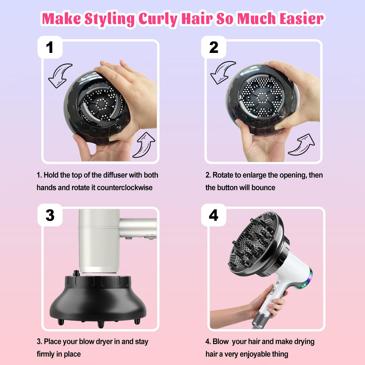 Orista Finds Universal Hair Diffuser packaging front view