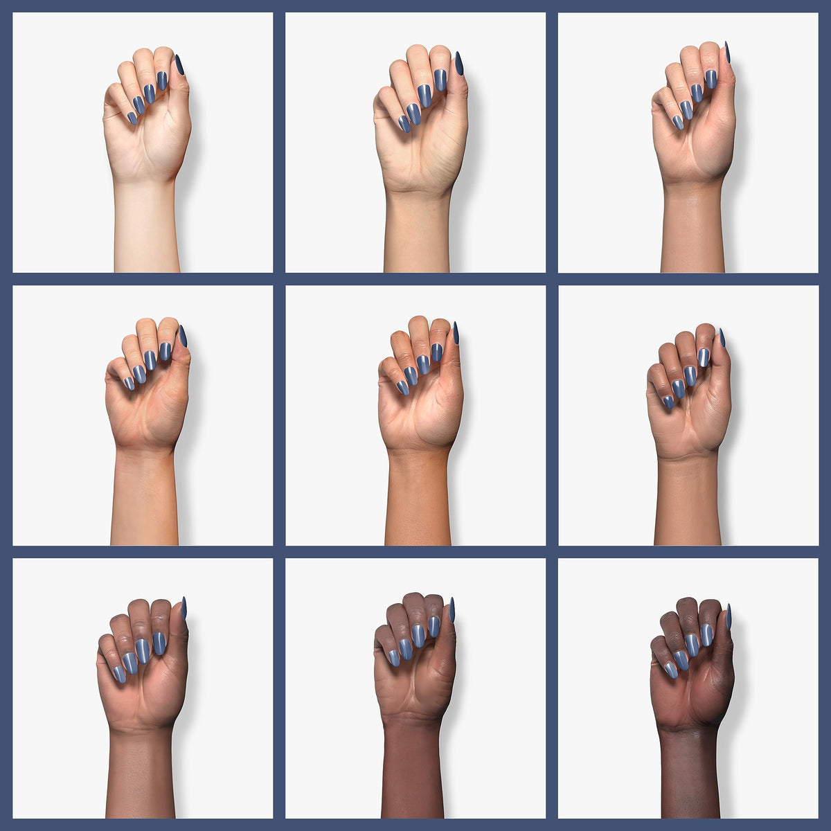 Orly Breathable Nail Color De-Stressed Denim applied on nails