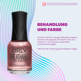 Orly Breathable Nail Polish 20981 Soul Sister brush close-up