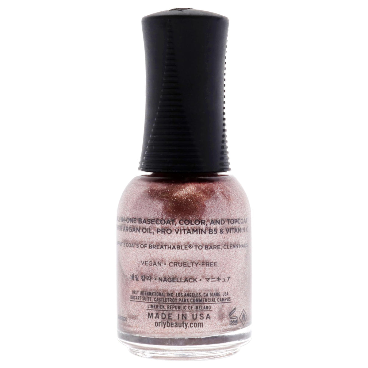 Orly Breathable Plus Color Nail Polish 20952 Fairy Godmother with brush close-up