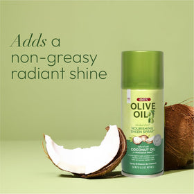 ORS Olive Oil Nourishing Sheen Spray 2 oz lifestyle scene