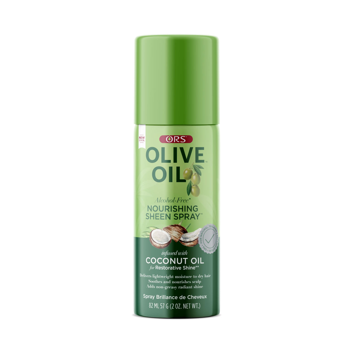 ORS Olive Oil Nourishing Sheen Spray 2oz front view