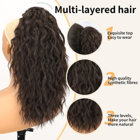 ORSUNCER ponytail extension claw clip detail