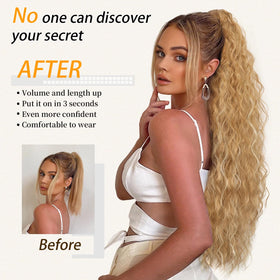 ORSUNCER ponytail extension displayed on a mannequin