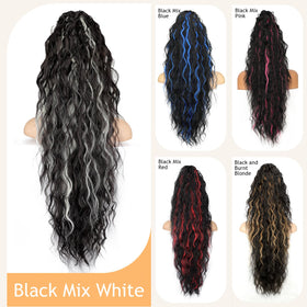 ORSUNCER ponytail extension displayed with packaging