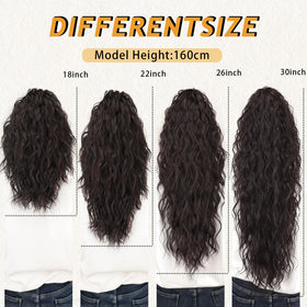 ORSUNCER ponytail extension in lifestyle setting