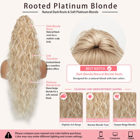 ORSUNCER ponytail extension in natural light