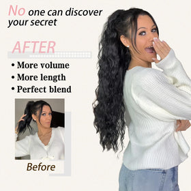 ORSUNCER ponytail extension on a model