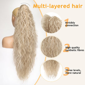 ORSUNCER Ponytail Extension worn in a casual hairstyle
