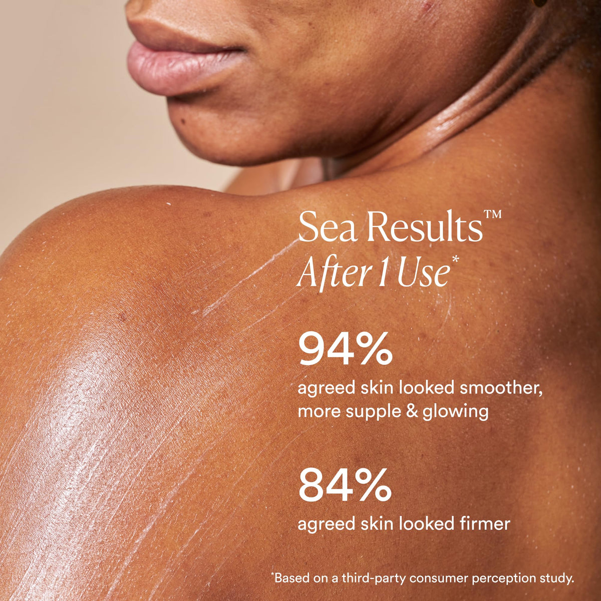 OSEA Anti-Aging Body Balm 5 oz with texture on skin