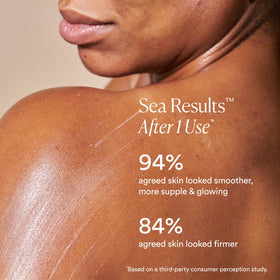 OSEA Anti-Aging Body Balm 5 oz with texture on skin