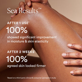 OSEA Undaria Algae Body Oil application on skin