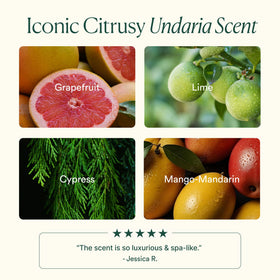 OSEA Undaria Algae™ Body Wash in a shower setting