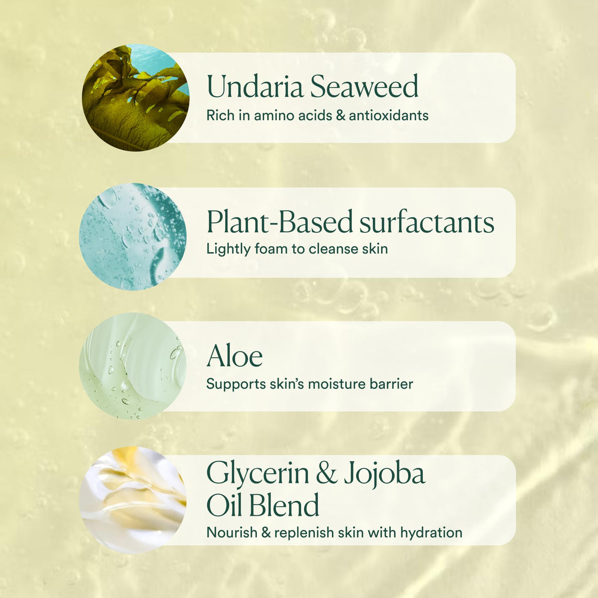 OSEA Undaria Algae™ Body Wash ingredients list