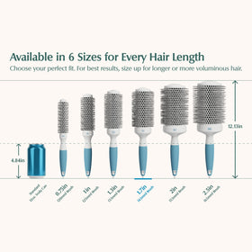 Osensia Medium Round Brushing Brush side view