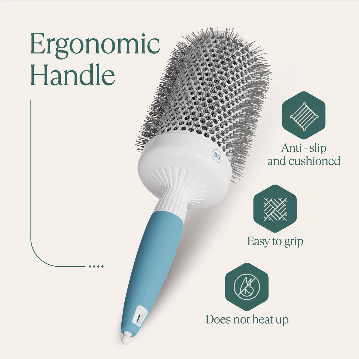 Osensia Professional Round Brush in lifestyle setting