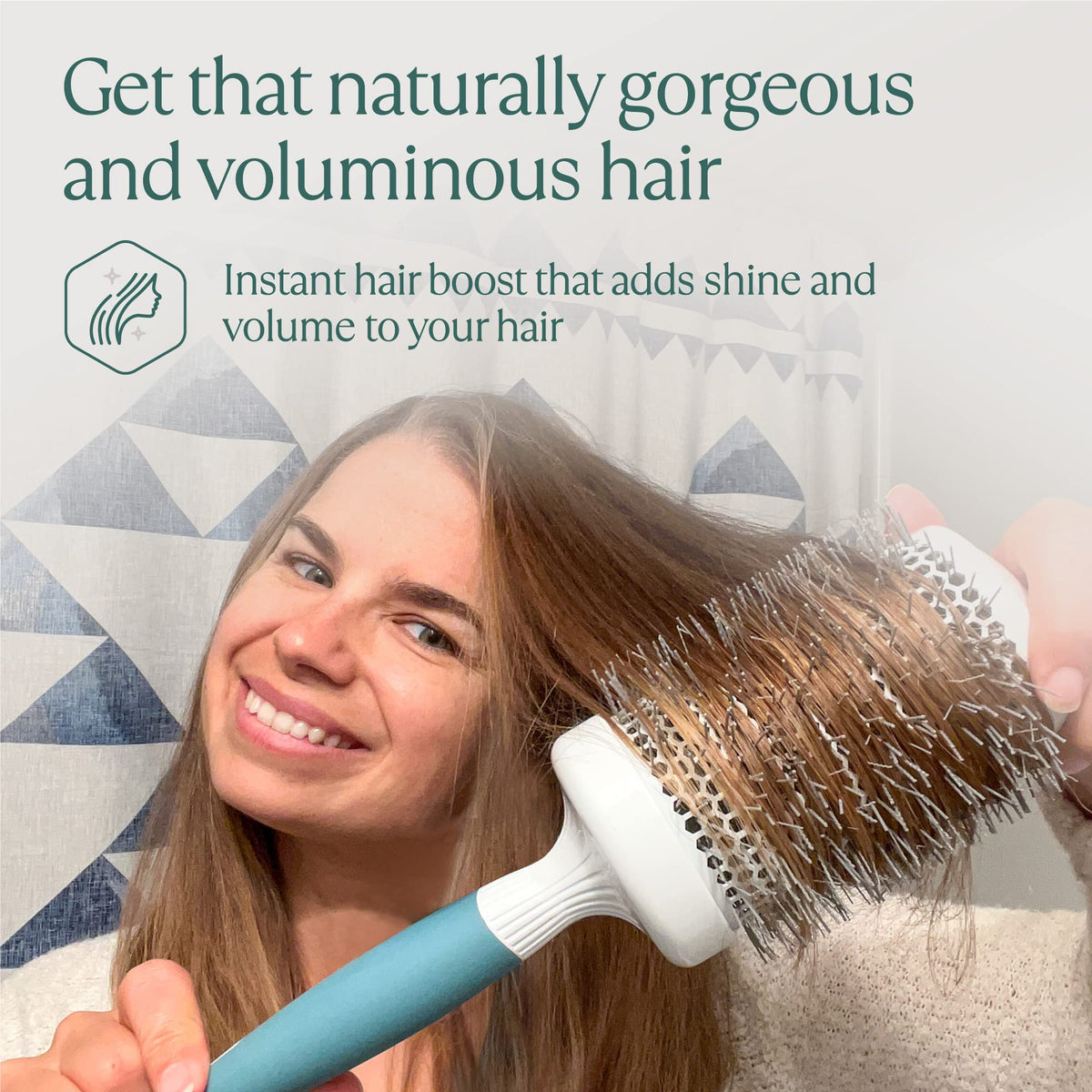 Osensia Professional Round Brush side view