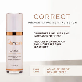OSMOSIS Correct Retinal Serum bottle with dropper