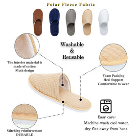 OSTADARRA Spa Slippers displayed on a bathroom floor