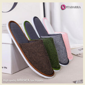 OSTADARRA Spa Slippers displayed with packaging