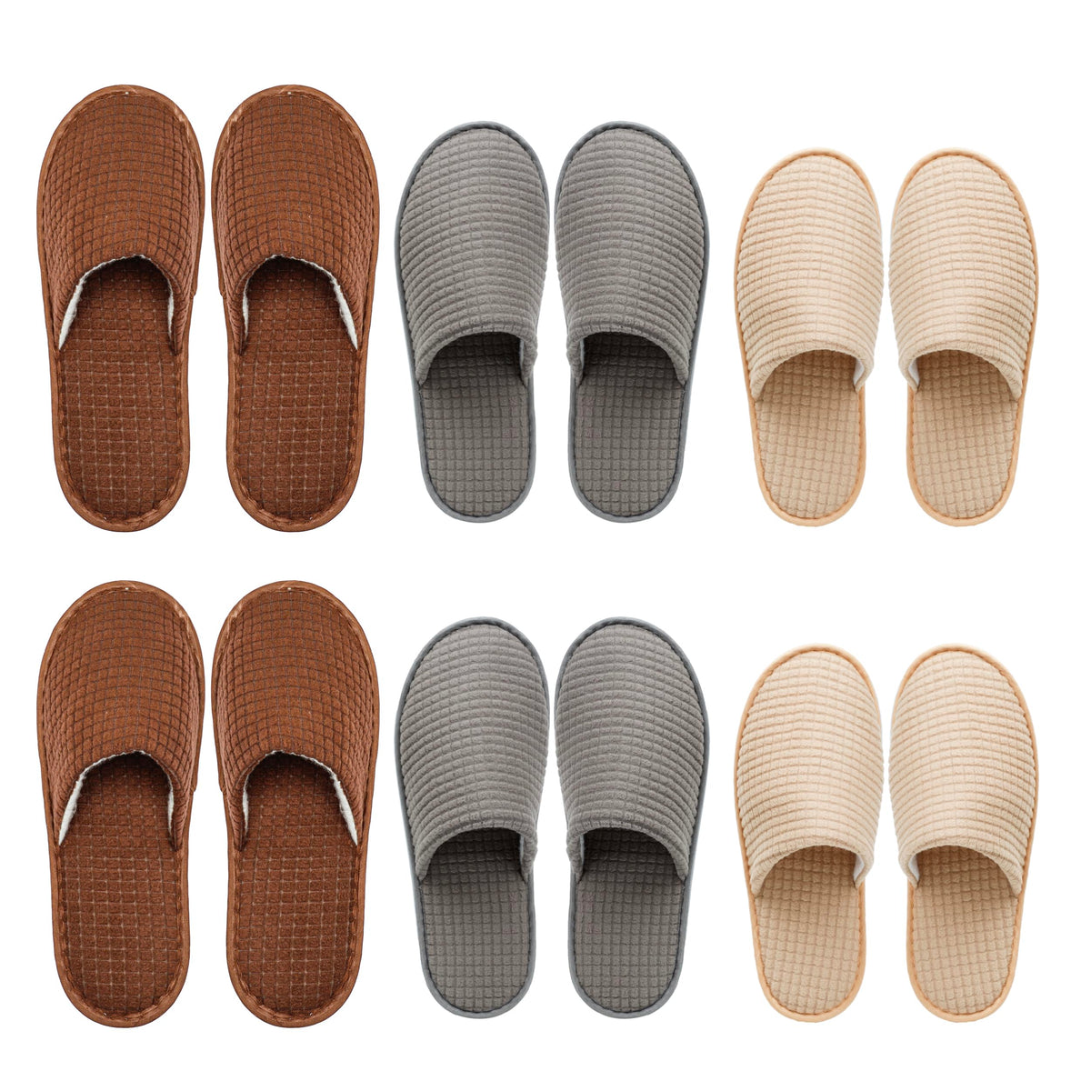 OSTADARRA spa slippers front view in assorted colours